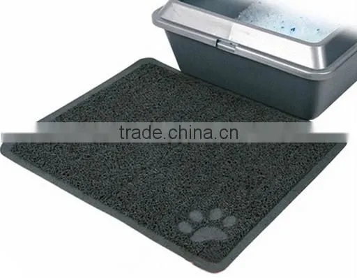 Hot Sales PVC Coil Kitty Litter Mat, PVC Pet Mats With Various Shapes photo-2