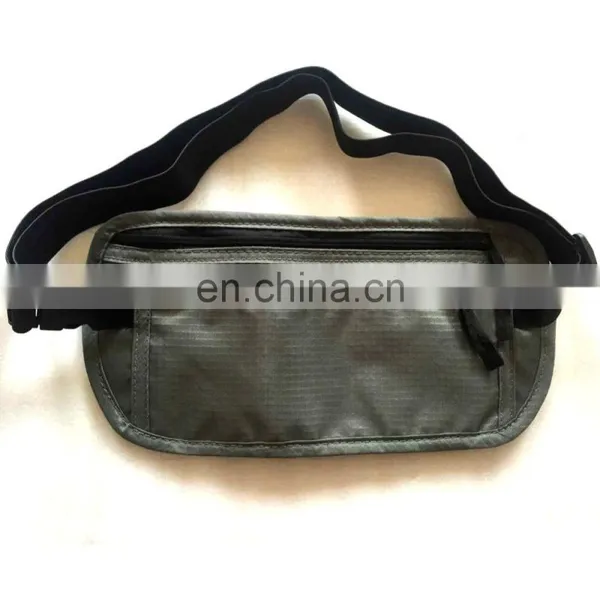 Grey Ripstop Nylon Rfid Safe Hidden Waist Stash photo-2