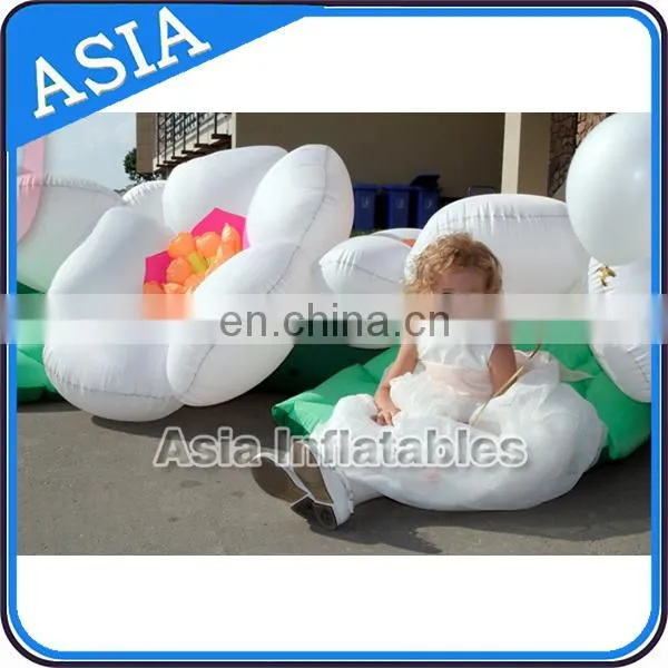 Custom Inflatable Flower , Pvc Nylon Inflatable Flower With Led Light for Sale photo-2