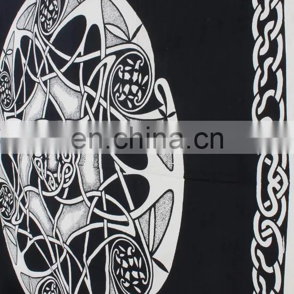 Queen Indian Mandala Tapestry, Hippie Ethnic Wall Hanging, Gypsy Bohemian Bed Cover, Wall Hanging, Bed Sheet photo-2