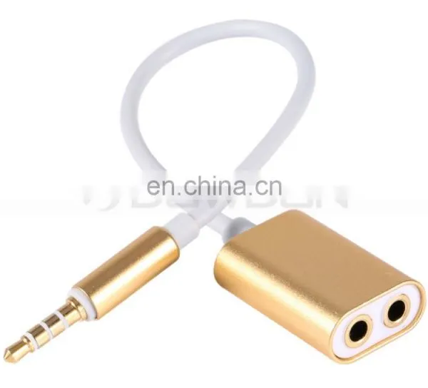 3.5mm AUX Audio Splitter Cable Earphone Headphone Adapter Male to Female photo-5