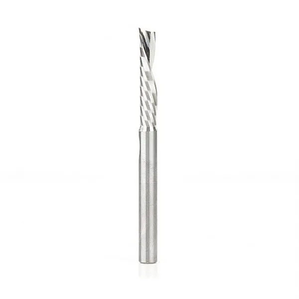 Carbide CNC Spiral 'O' Flute, Aluminum Cutting 1/4“ Dia x 1-1/4“ x 1/4“ Shank Down-Cut Router Bit photo-2