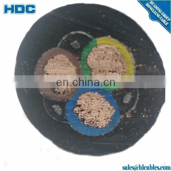 Flexible Copper Conductor Rubber Sheathed Rubber Cable H07RN-F4G6mm2 photo-4