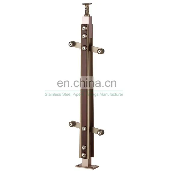 New Promotion Balcony Balustrades Handrails Post Deck Stainless Steel Raling Supplier From China photo-7