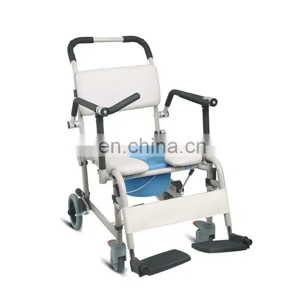 Foldable Commode Toilet Wheel Chair With Used in Hospital or Homecare photo-2