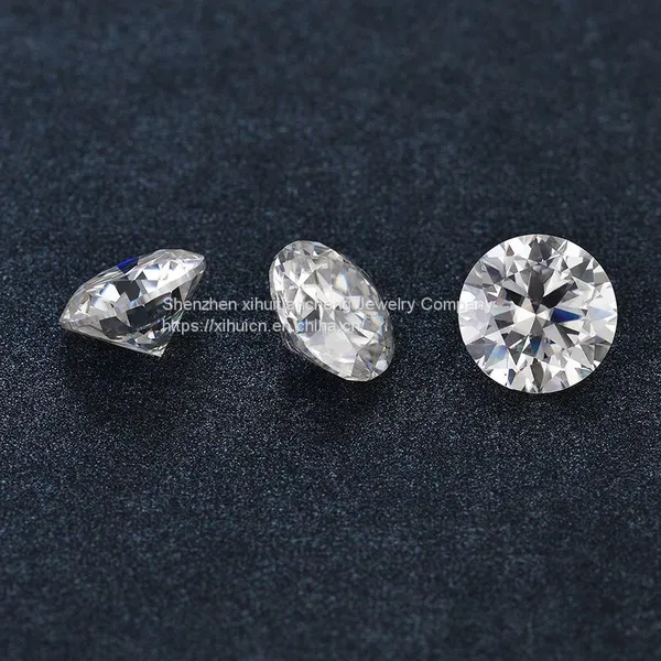 Full Size GRA Certificate Wholesale Price Round Loose Stones DEF Color VVS Diamond Moissanite