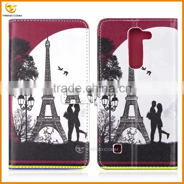 Wholesale High Quality Flip Leather Back Cover Case for LG Q10 photo-2