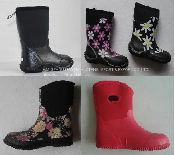 New Fashion Camo Neoprene Rubber Rain Boot, Neoprene Rubber Boot, Hi-Q Neoprene Boot, China Boots photo-5