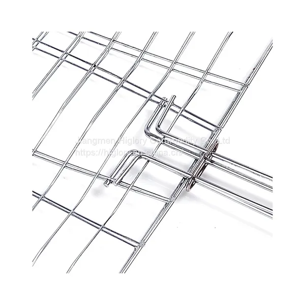 Wholesale BBQ Tool Set Barbecue Accessories Stainless Steel Removable BBQ Charcoal Grill Basket BBQ Vegetable Mesh photo-3