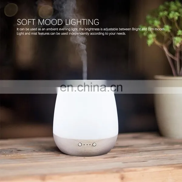 Luxury Household Hotel Lobby Warm Light Portable Ceramic Ultrasonic Cool Air Mist Humidifier Aroma Diffuser For Home Bedroom photo-3