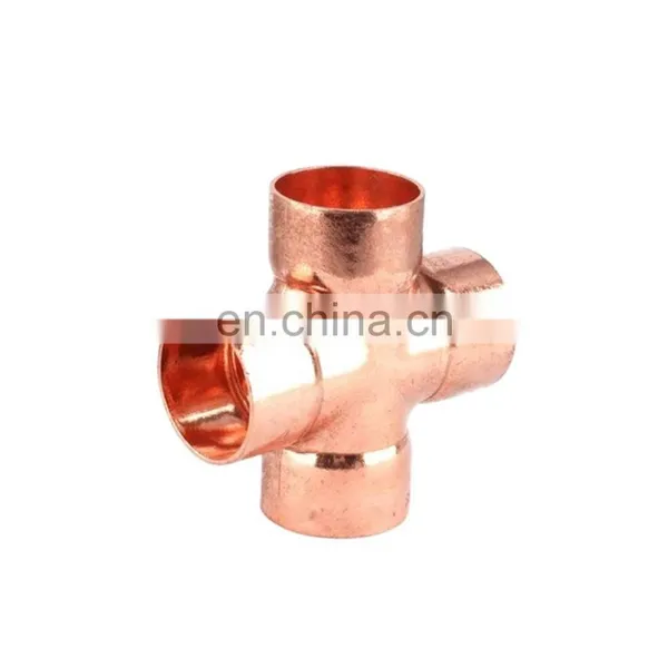 Refrigeration Parts Copper Pipe Fitting Distribute Connector CXC Copper Pipes Fittings Tube photo-3