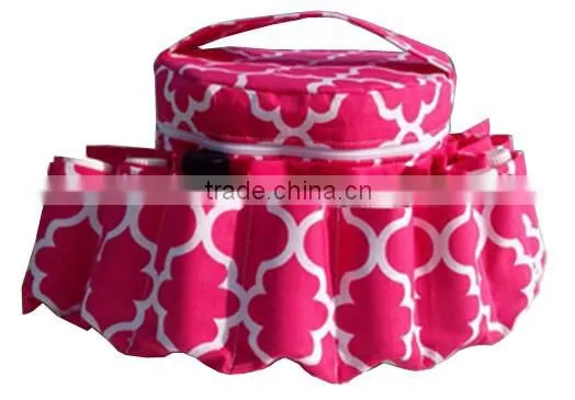 Custom Printing Cotton Essential Oil Diffuser Carrying Case,popular Wholesale Essential Oil Bag,essential Oil Hand Carry Bags photo-2