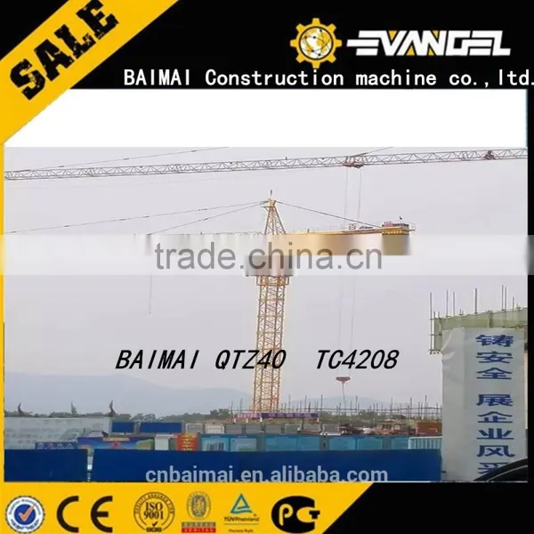 3 Ton Jib Crane TC4208 42m Jib Lenght, Tip Loading 0.8 Ton Mini Crane