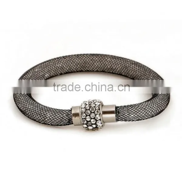 The Best Price Punk Style Stardust Bracelet For Women Crystal Mesh Single Row Bracelet Jewelry photo-5