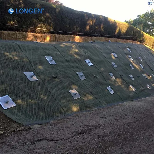 Rockfall Netting G45 2 G80 4 Anticorrosion Long Lifespan Rockfall Netting Slope Stabilization Mesh Stabilize Loose Rock Slopes photo-6