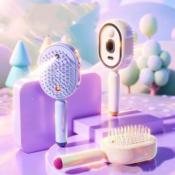 New Electric Scalp Massager Brush With Multifunction Hair Head Oil Growth Relax Stress Portable Head Massage Brush