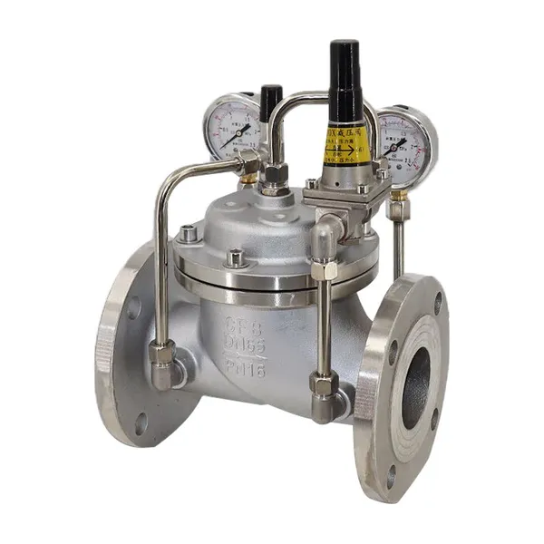 Manufacturer Direct Sales 200X Stainless Steel Pilot Adjustable Pressure Reducing Valve photo-2