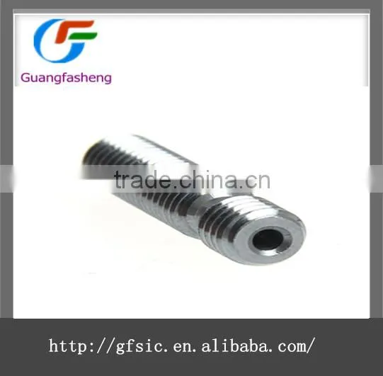M6*26 Printer Nozzle Throat With White Tube Inside For Reprap 3D Printer Extruder HotEnd 1.75mm photo-3