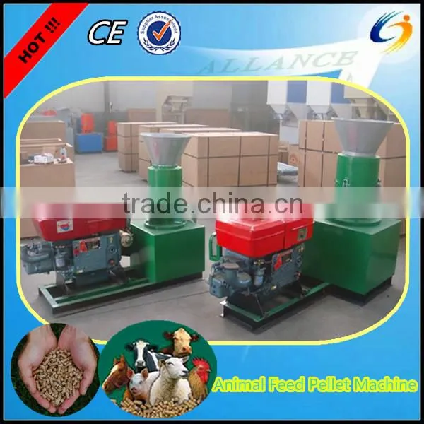 China Leading Animal Feed Pellets Machine Manufacturer Allance Diesel Engine Feed Pellet Extrusion Machine 50-1000kg/h photo-3