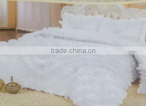 2016 New Design 100% Polyester Satin 4Pcs Bedding Set photo-5