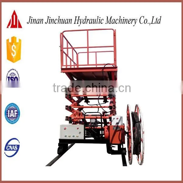 CE Approved Rotary Guide Hydraulic Elevator photo-2