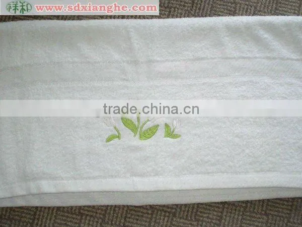 100%cotton Terry Hand Towel With Embroidery