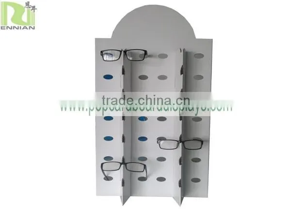 Fashional Style Corrugated Cardboard Sunglasses Display Stand
