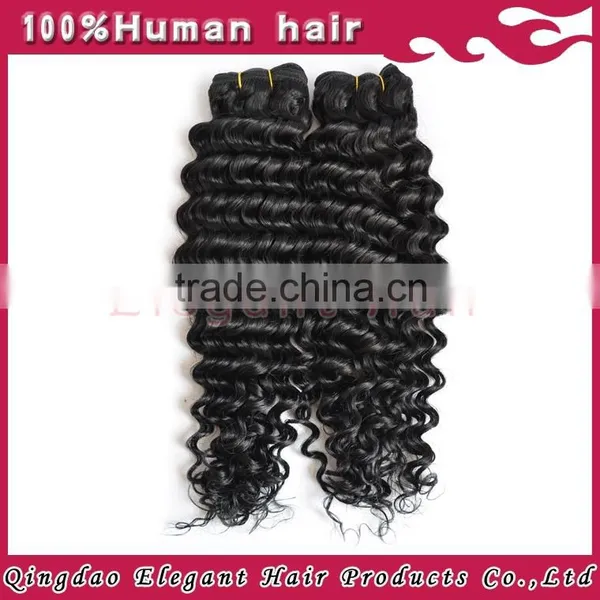 2015 New Style No Shedding Brazilian Remy Deep Wave Double Drawn Virgin Hair photo-2