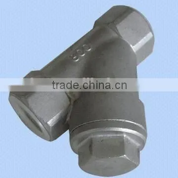 Stainless Steel (316) Y Strainer Valve With Stainless Steel Filter Screen