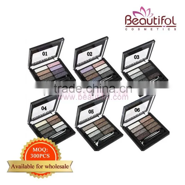Small MOQ Wholesale Makeup Palette Popular Shine and Matte Best Eye Shadow