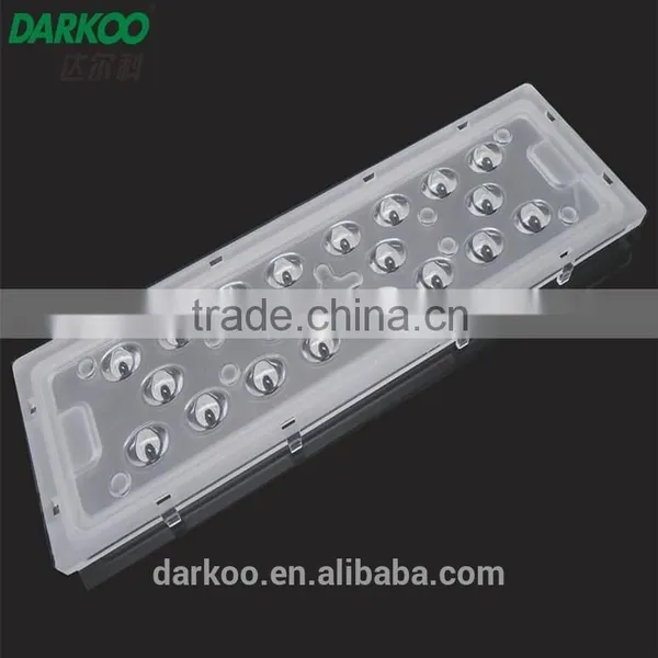 High Power Luxeon Streetlight Led Lens 20 in One DK256-120*60-3.5H-20