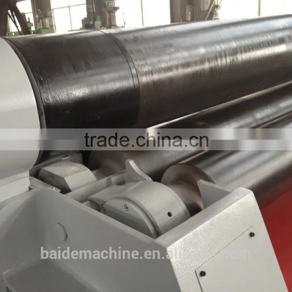 Baide China Automatic Metal Sheet CNC 4 Roller Plate Bending Machine With High Quality photo-4