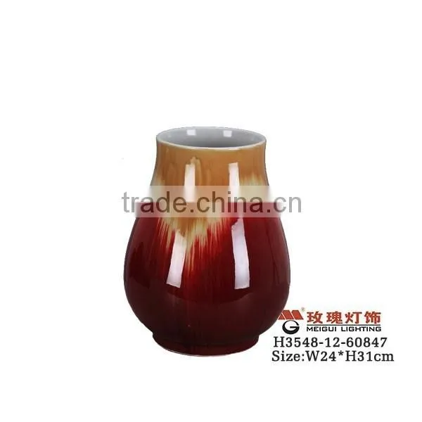 Glaze Porcelain Vase