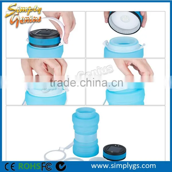 IP67 Rainproof Fishing Solar Light Kit With 7oz Capaicty Storage Bottle photo-3