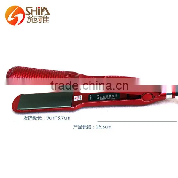 Professional 2 in 1 Hair Straightener Flat Iron and Curling Irons LED Display 2.5 Meter 360 Power Cord SY-891 photo-3