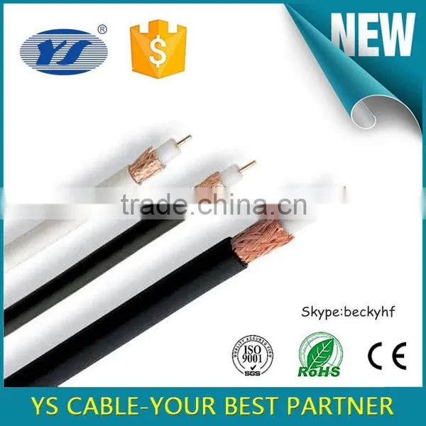 75ohm RG59 B/U 2x0.5 CCTV Video RF Aerial Coaxial Cable Power Cable
