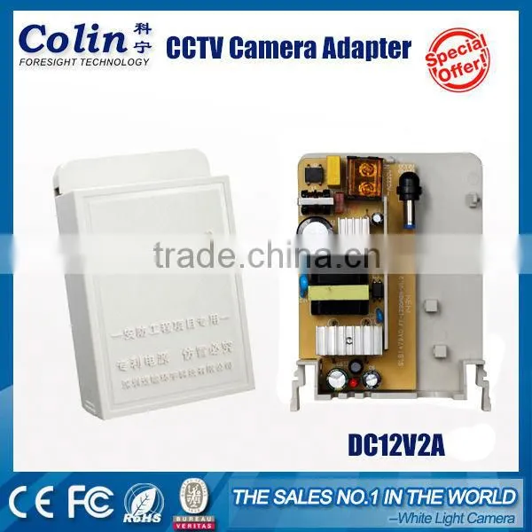 Colin New Patent Technology Support Real DC12V 2A or 3A Warranty 5 Years AC DC CCTV Power Adapter photo-2