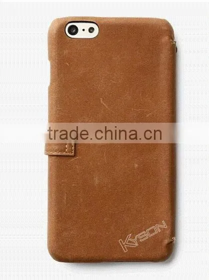 New Arrival Genuine Leather Phone Case for Iphone 6 and Samsung Note 4 photo-2