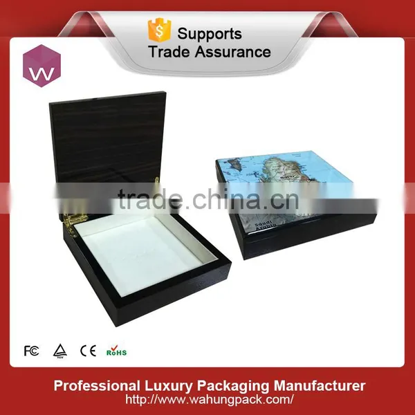 Red Handmade Wooden Jewelry Box for Sale in Stock photo-2