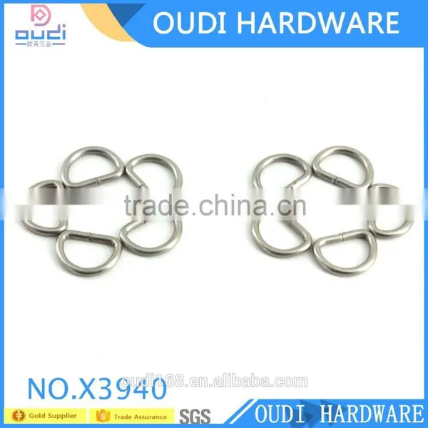 Mini Size Iron Material D Ring For Handbag Zipper Slider Most Popular photo-2