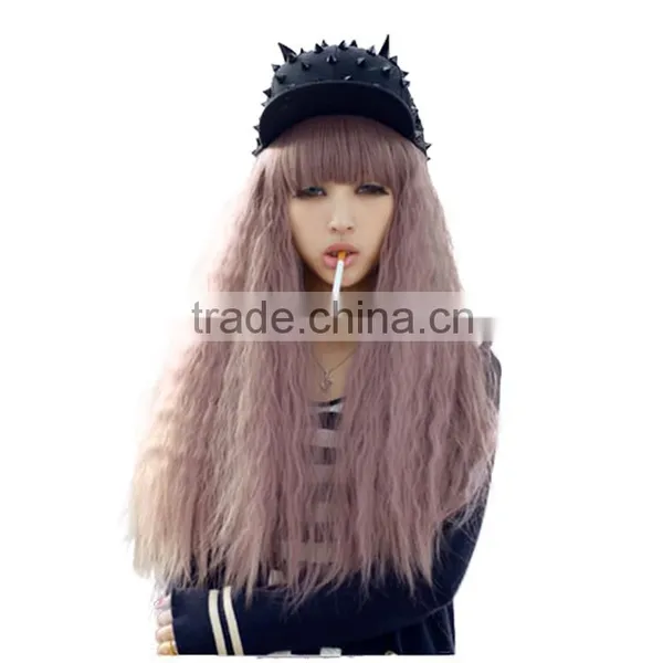 Wholesale Girls Long Straight Anime Cosplay Wigs photo-4