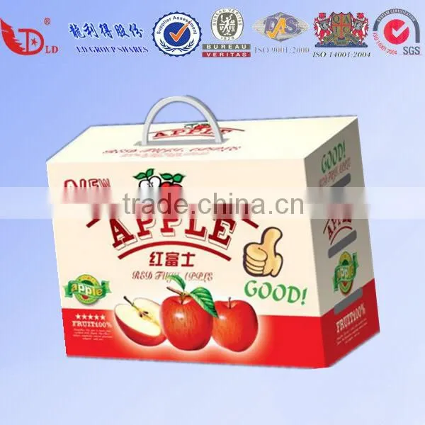 Corrugated Apple Fruit Packaging Box for Shipping on Hot Sale photo-3