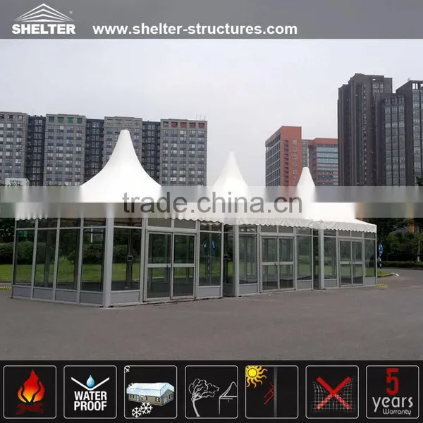 Glass Wall Pagoda Tent 8x8 photo-5