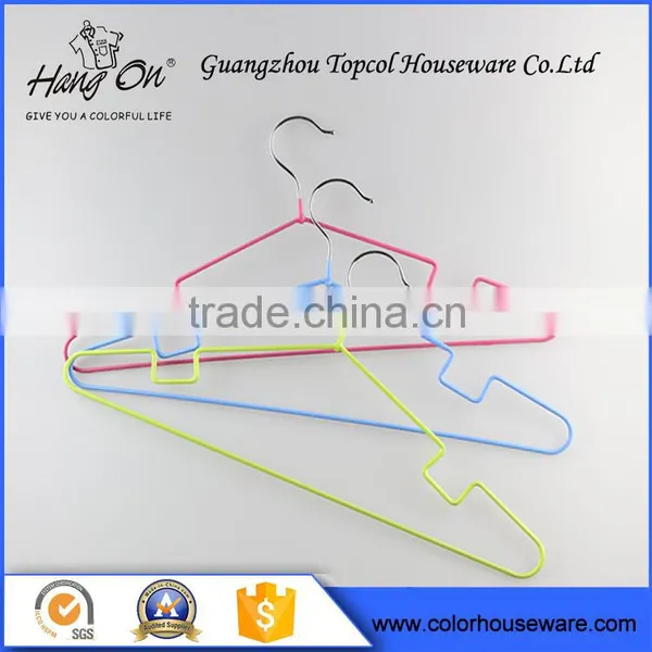 Fashion Custom Hot Selling Pvc Coating Colorful Metal Hanger Quality Choice photo-2