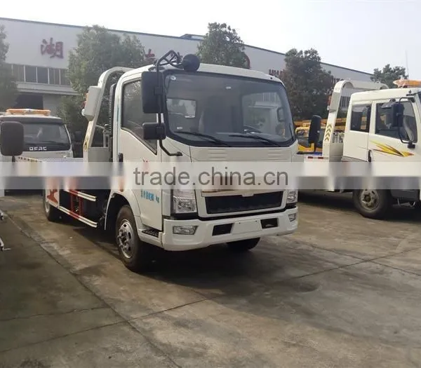 NEW PRODUCT Medium Sized Vehicle HOWO Flatbed Tow Truck photo-3
