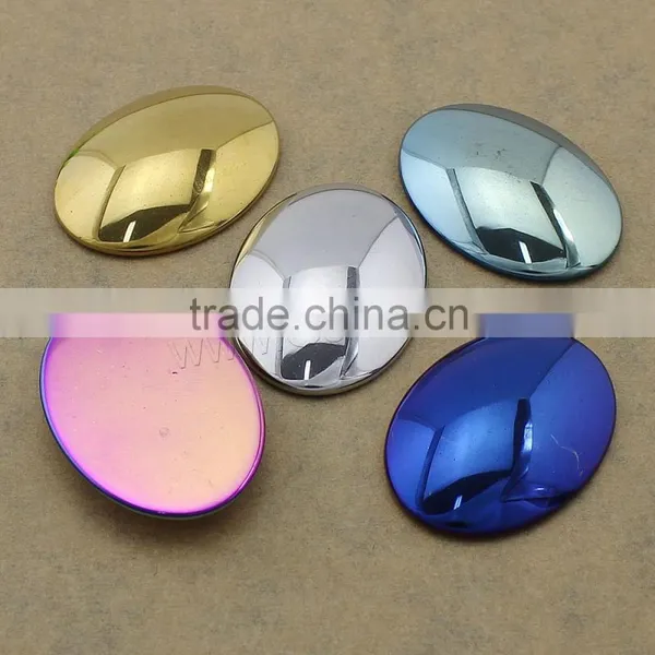 10 mm Flat Round Magnetic Stone Cabochon