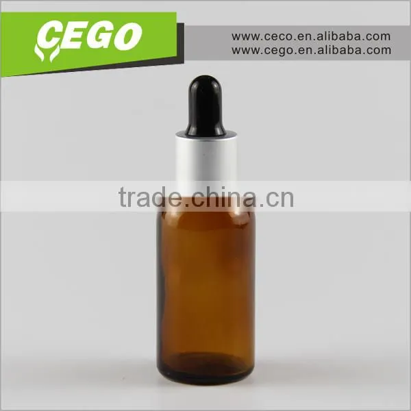 30 ml Black Ejuice Amber Clear Round Glass Dropper Bottle photo-6