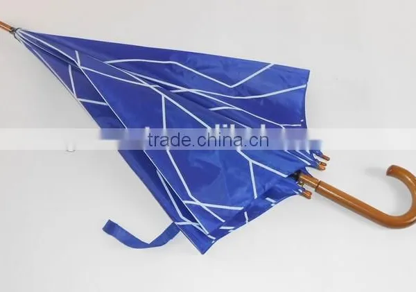23 Inches Wooden Hande Umbrella Features photo-2