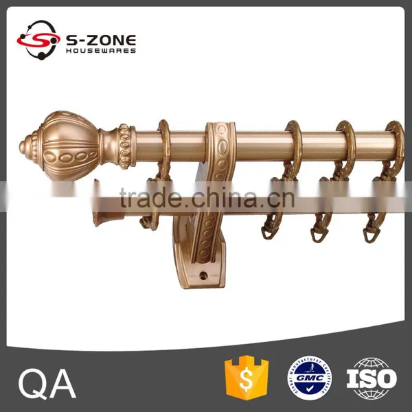 Hot Sale Aluminum Window Curtain Rods With Bay Window Curtain Rods photo-6