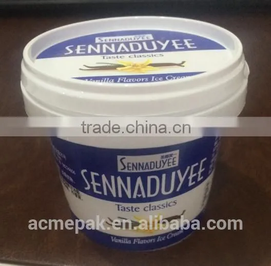 180ml IML Yogurt Ice Cream Milk Plastic Cup